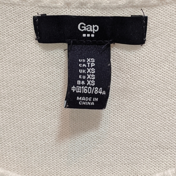 Gap Women's 3/4 Sleeve Striped Sweater Size XS - Picture 4 of 7